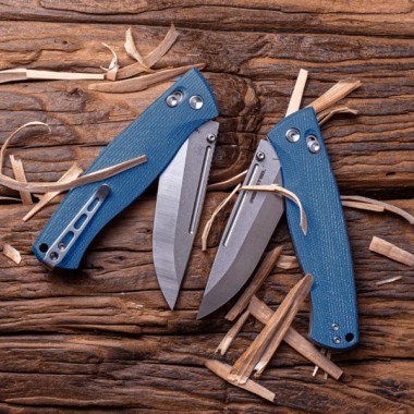 Нож складной Real Steel Pathfinder Folder Denim Micarta, клинок 14C28N, 9,7см